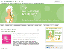 Tablet Screenshot of nononsensebeautyblog.com